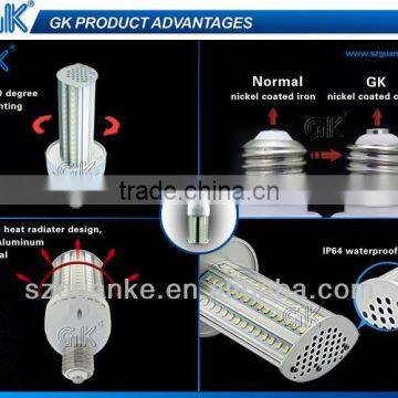 smd 100lm/w ip64 45w 4600lm led garden post lamp