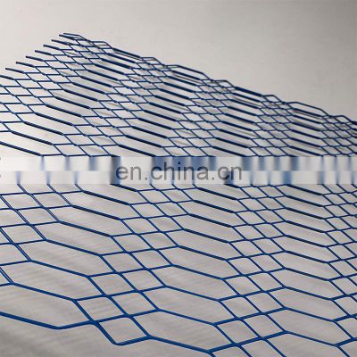 anti-explosion expanded aluminum foil mesh diamond hole flattened mesh with frame expanded