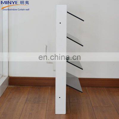 Moderal Style Reflective Glass Louver Aluminum Security House Windows Hot Sale photo-5