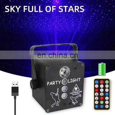 Mini LED Stage Sound Activated DJ Laser With Remote Control LED Party Light For KTV Home Party photo-4