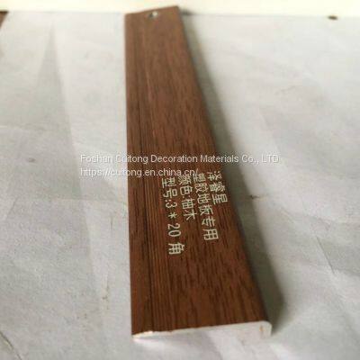 Stone Plastic Floor Edge Bar Cabinet Partition Stair Seven-word Buckle Bar Foshan Wholesale Wood Grain Aluminum Alloy Right Angle L Buckle