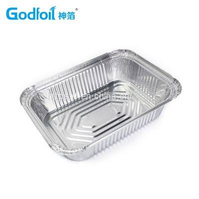 Rectanglar Aluminum Foil Container Wrinkle Wall Container photo-3