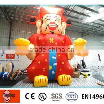 2015 New arrvail inflatable God of wealth carton for sale