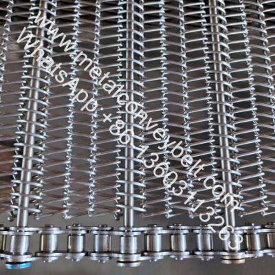 Washing machine Stainless steel chain wire mesh belt Food metal Conveyor belt