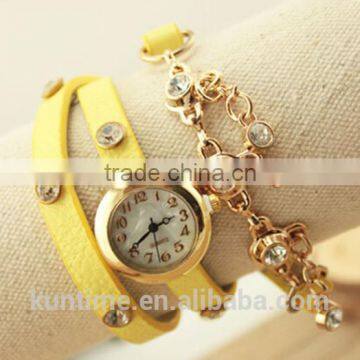 2015 Women Dress Watches Women Rhinestone Watches Vintage Sport Watch photo-6