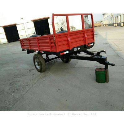 Factory Custom Production 4 Wheels Farm Semi Trailer Capacity 3-10tons Agricultural Dump Trailer Tractor Tipper Trailer photo-3