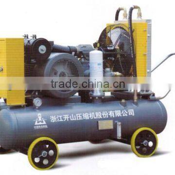 2013 kaishan brand southafrica hot sale mining safe small portable screw air compressor LGJY-3.0/7