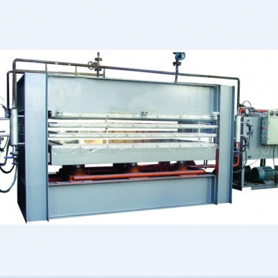 Woodworking Hydraulic Melamine Laminating Hot Press Machine for Fire-proofing Floor, Door, Furniture photo-5