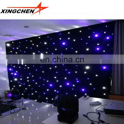 stage backdrops led star curtain cloth lights led dj light curtain