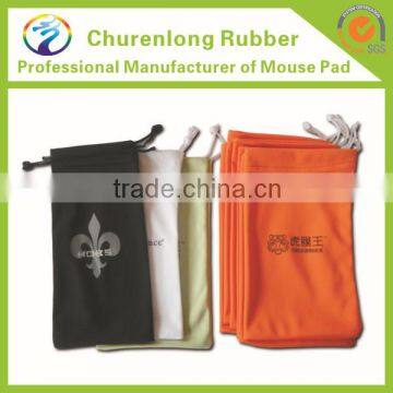 Eyeglass Sunglass Microfiber Soft Drawstring Cloth Bag Pouch Case