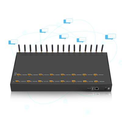 16 ports goip gateway sms gateway 16 for call terminal can to ethernet gateway