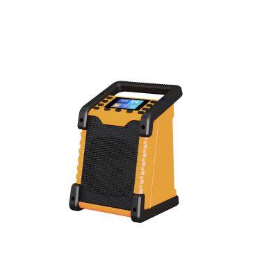 Work Site Radio USB Rechargeable DAB+, DAB, FM, Bluetooth, AUX Input | IP54 Waterproof Rugged Durable Design