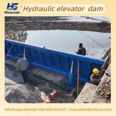 HG006 Hydraulic Elevator Dam Store Water Irrigate Landscape Flood Control Sluice Dam Gate