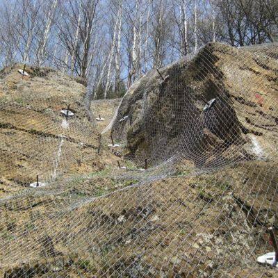 European Technical Approval G65/3 Reinforced Vegetation Slope Protection Chain Link Mesh Woven High Tensile Steel for Erosion photo-2