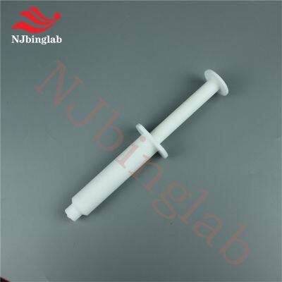 10ml Laboratory PTFE Syringe Chemical Resistant, Extraction of Corrosive Chemicals, High Precision