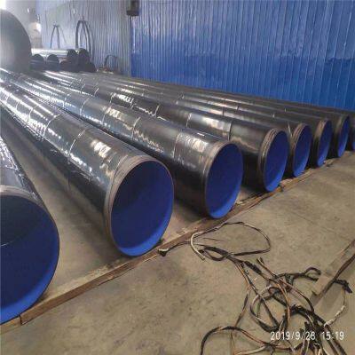 Dn3000 Pe-coated Outside and Ep-coated Inside Plastic-coated Steel Pipe, Jacking Pipe, Large-diameter Spiral Steel Pipe, Customized by Hengyun