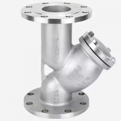 DIN ANSI Y-Type Strainer Cast Steel 304 Flange High-Pressure Pipeline Filter Screen Stainer Water Industrial Usage Filter Valve