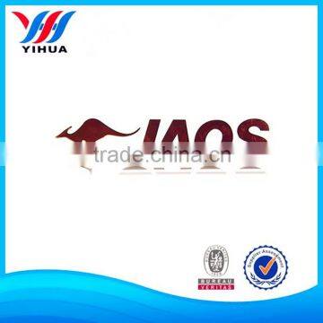 Customized KANGAROO electroform nickel plating sticker