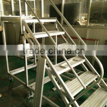 Custom simple Aluminium stair scaffolding for boarding gate