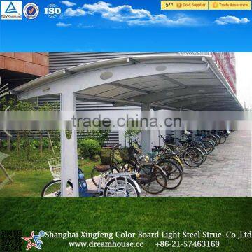 Light Type and steel Grade steel structure shed/structure car shed /steel structure car garage tents metal carport for India