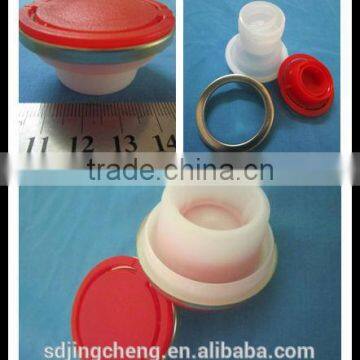 42mm Plastic Caps / Spout Cap / Oil Tin Can Cap With Metal Ring photo-2