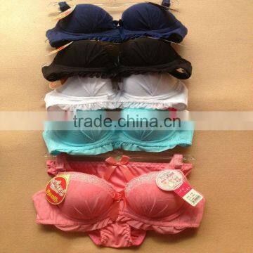 1.84USD 32-36A Cup High Quality Newest Style Hot-Sale Yough Girls Sexy Bra And Panty New Design (gdtz007)