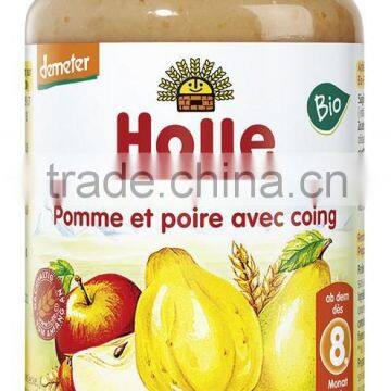 Holle Baby Food Apple & Pear Quince, 190g