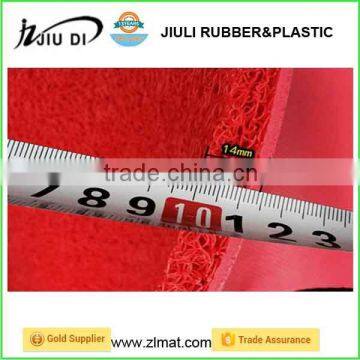 Red cushion pvc coil mat