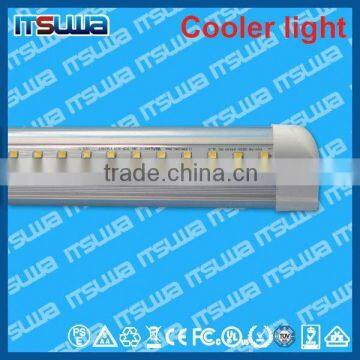 v shape 120cm LED fluorescent replacement, T8 type 26mm, Meat Light, walking cooler light