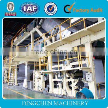 3200mm kraft corrugating fluting test liner paper recycled paper machine