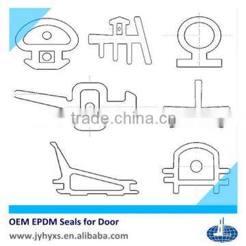 high quality epdm profile rubber seals for doors