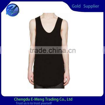New Trendy Stylish Blank Sexy Cotton Blank Men Tail Bottom Tank Top
