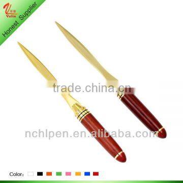 2013 promotional letter opener logo wood pen