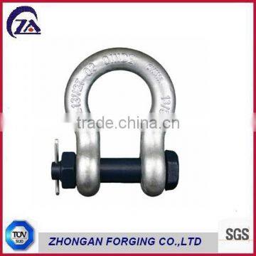 Bolt type anchor shackle