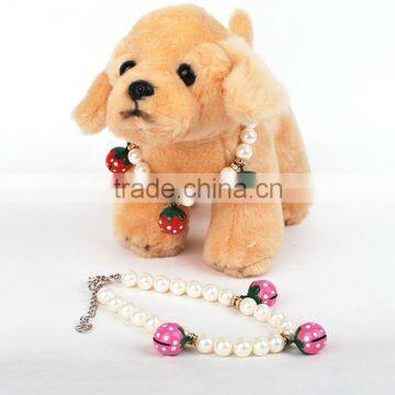 Fashion Dog Pearls Cat Pet Necklace photo-2
