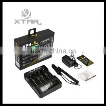 hot Battery Charger Lithium li-ion XTAR VP4 with 4 Slot lcd Displays 18650 Battery Charger