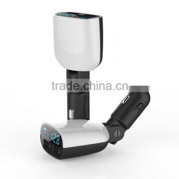 New two port usb car charger 5V 3.4A with LED display