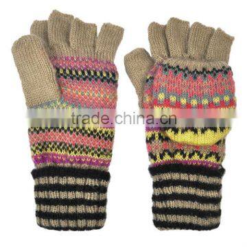 wholesale Multi - functional fashion fingerless gloves for girls