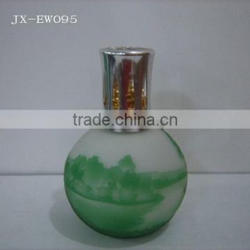 Fragrance lamps with metal cap