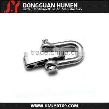 5mm adjustable D shackle, stainless steel D shackle ,D shackle with 4 holes
