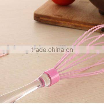 Hot Sale Colorful Silicone Whisk With ps Handle Silicone Kitchen Utensils for Blending, Whisking, Beating & Stirring photo-5