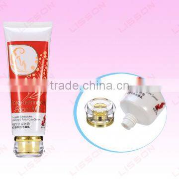 70ml to180ml Round Plastic Tube With Clear Cap for Anti-acne