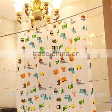 PVC Printing Printing Shower Curtain Design