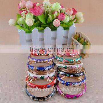 Wholesale Flower Enamel Assorted Colored Cloisonne Bracelet &Bangle photo-2