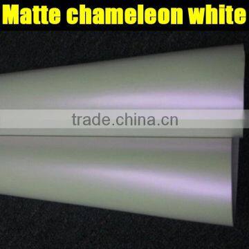 Popular Matte chameleon pearl white to purple with air bubble