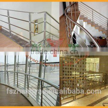 Stainless steel decorated handrail/railing/stair