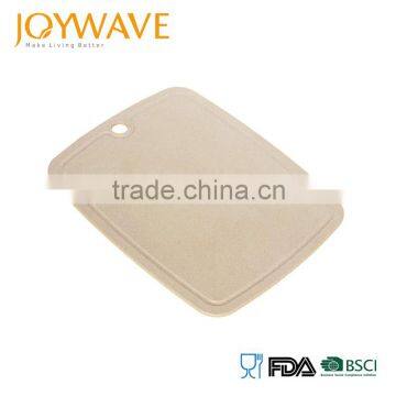 2016 New Product Rice Husk Cutting Board Eco Friendly Chopping Board Round Cheese Board Set