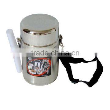 Stainless Steel 3 Layers Collapsible Thermos Lunch Boxes With Fork and Chopstick Quality Choice photo-5