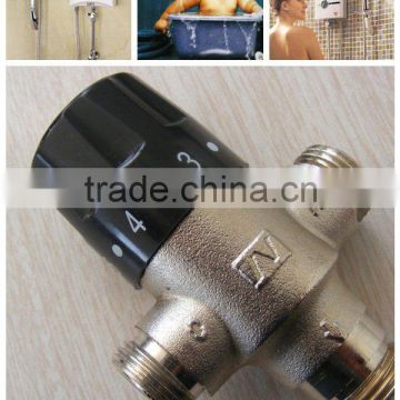 Solar geyser thermostatic mixing valve