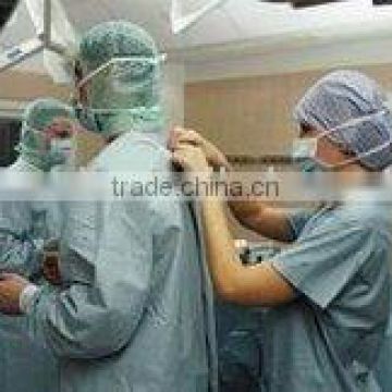 surgical gown,SMS isolation gown, disposable surgical gown